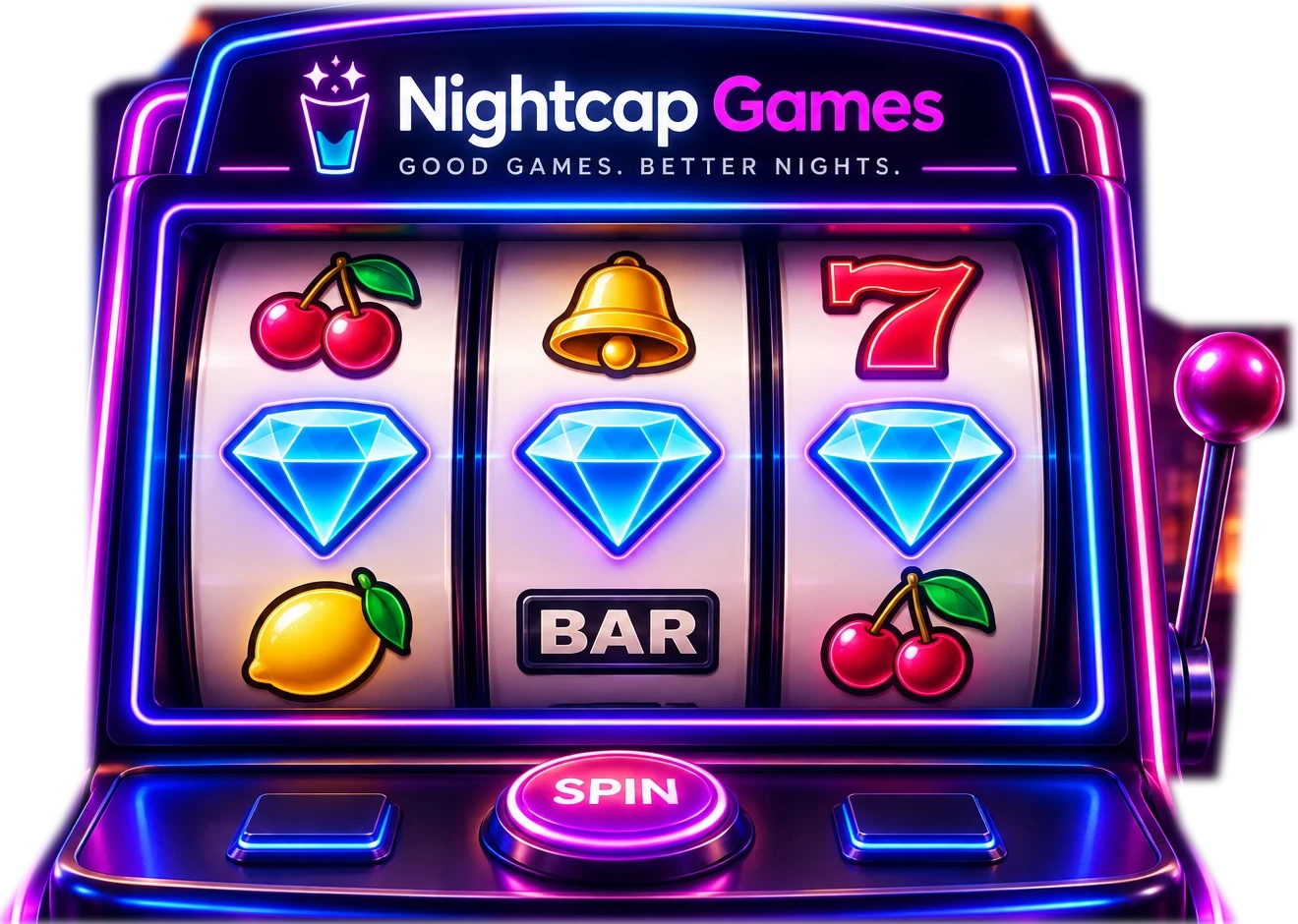 The Nightcap Games slot machine